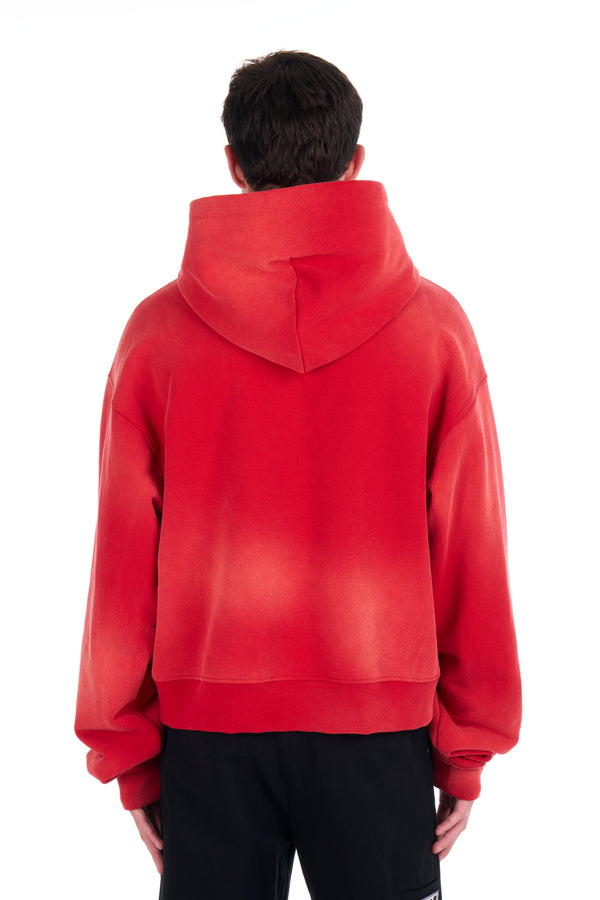 Nahmias Sunfade Boxy Zip-Up Hoodie SUNFADE CHERRY