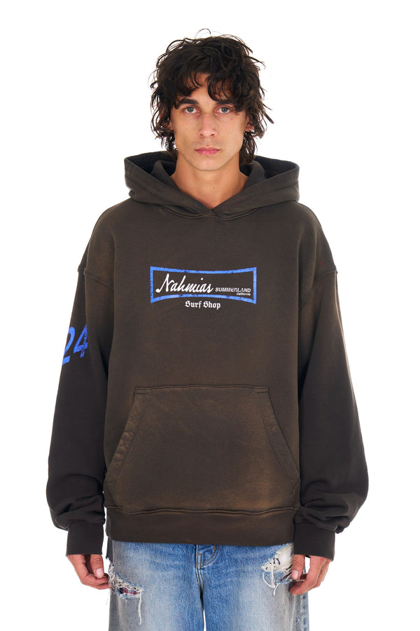 nahmias Surf Shop Hoodie SUNFADE BROWN