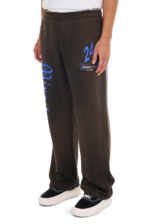 Nahmias Surf Shop Wide Sweatpants SUNFADE BROWN