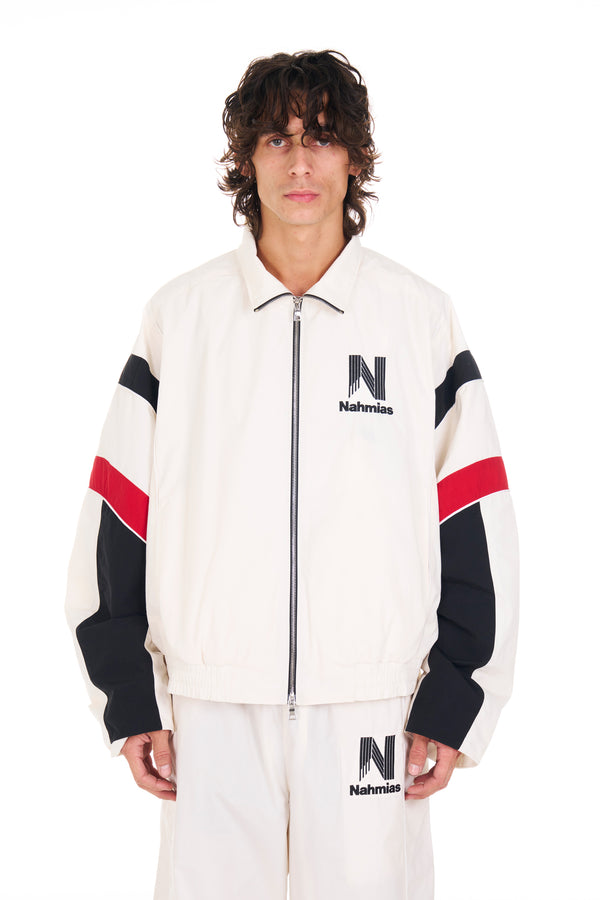 nahmias Warm Up Jacket White EGG WHITE