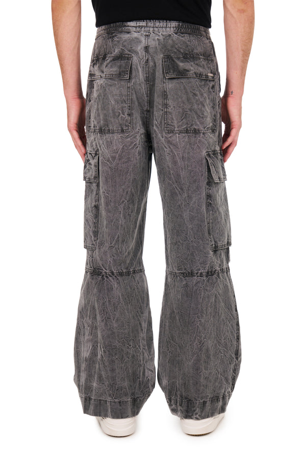 Nahmias Washed Pleated Cargos WASHED BLACK