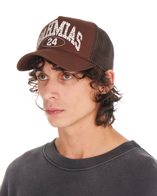 Nahmias Studded Nahmias Marquee Trucker Hat Brown BROWN