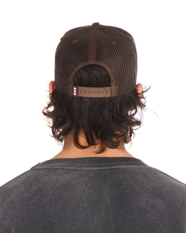 Nahmias Studded Nahmias Marquee Trucker Hat Brown BROWN