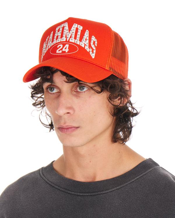 Nahmias Studded Nahmias Marquee Trucker Hat Orange ORANGE