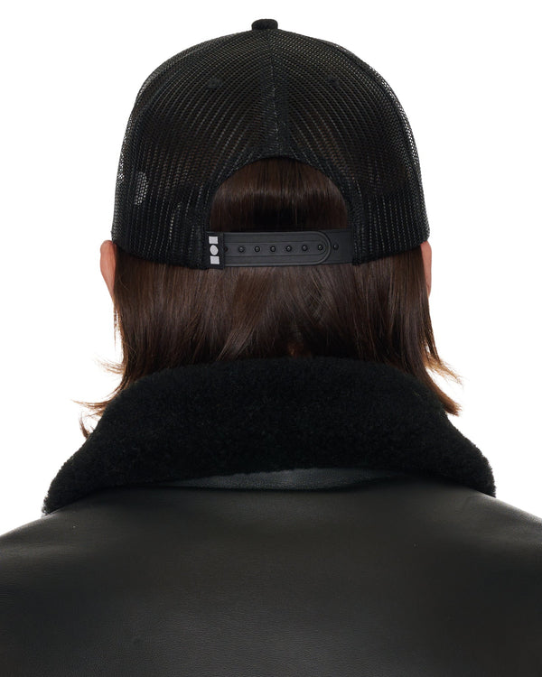 Nahmias Summerland Corduroy Trucker Hat Black On Black Black