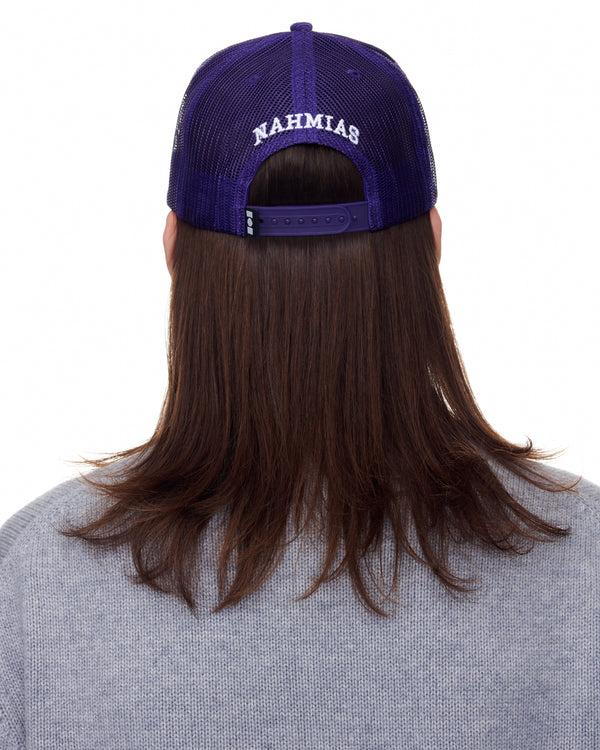 Nahmias Summerland Corduroy Trucker Hat Grape GRAPE