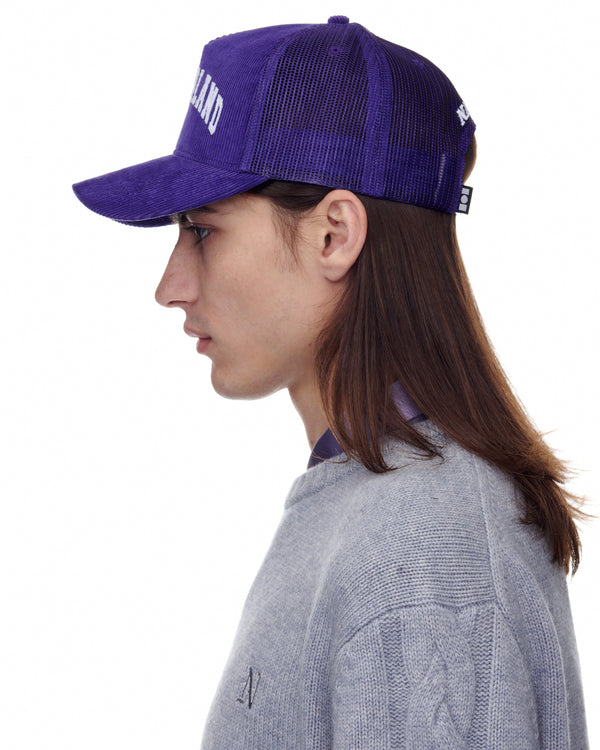 Nahmias Summerland Corduroy Trucker Hat Grape GRAPE