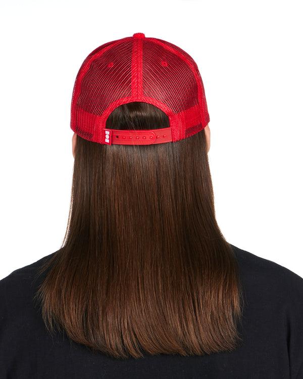 Nahmias Summerland Corduroy Trucker Hat In Cherry CHERRY