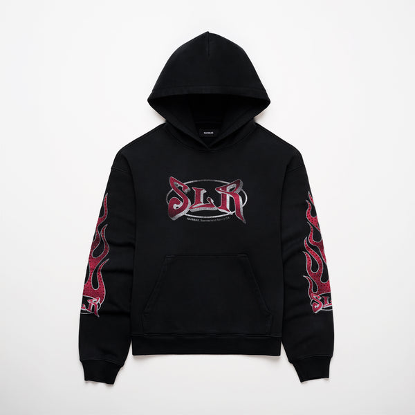 Nahmias Summerland Racing Crystal Hoodie AGED BLACK