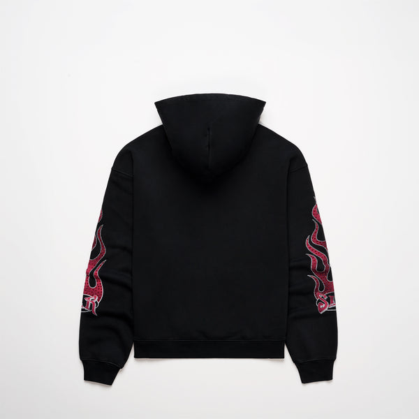 Nahmias Summerland Racing Crystal Hoodie AGED BLACK