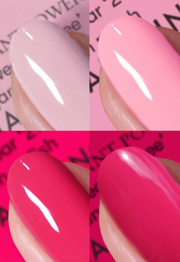 Nails Inc Best Of Blush 4-Piece Plant Power Nail Polish Set