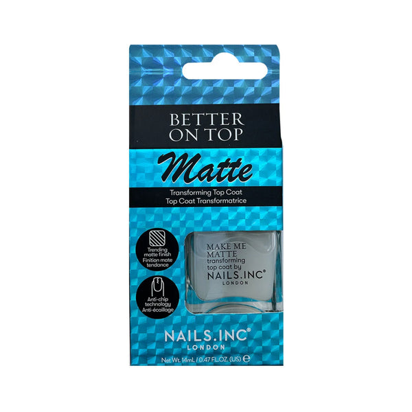 nails inc Better On Top Quick-Drying Top Coat - Matte