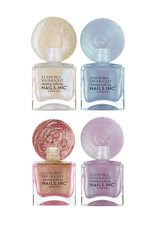 Nails Inc Euphoria Highlight 4-Piece Nail Polish Set