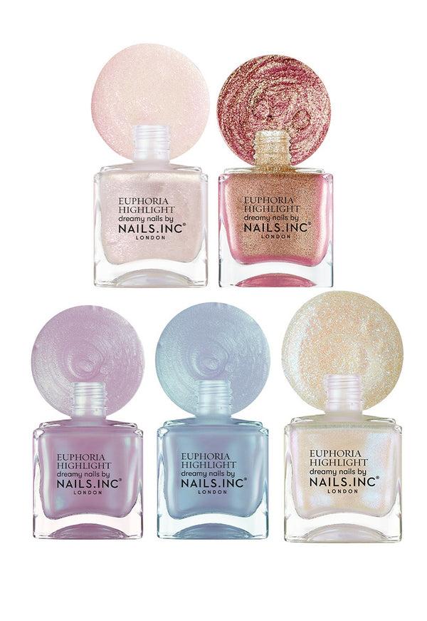 Nails Inc Euphoria Highlight 5-Piece Nail Polish Set