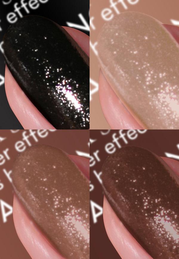 Nails Inc Faux Sure 4-Piece Leather-Effect Nail Polish Set