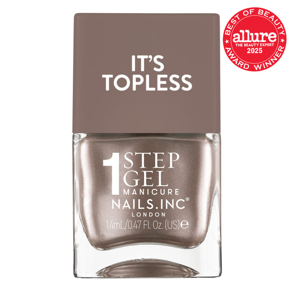 nails inc Khloe – 1-Step Gel It's Topless Nail Polish