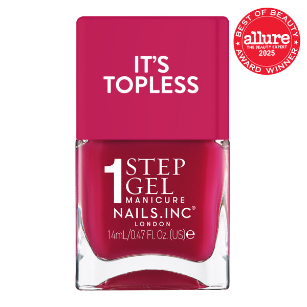 nails inc Kylie – 1-Step Gel It's Topless Nail Polish