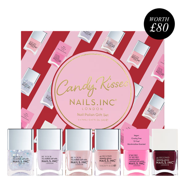 nails inc Candy Kisses 6-Piece Nail Polish Set