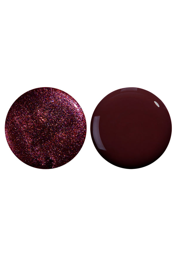 Nails Inc Cherry Noir Nail Polish Duo