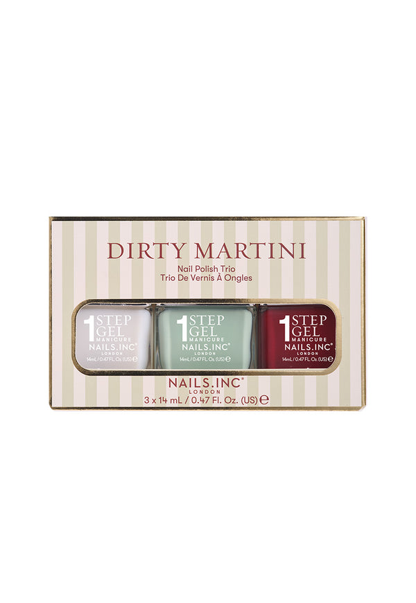 nails inc Dirty Martini Nail Polish Set