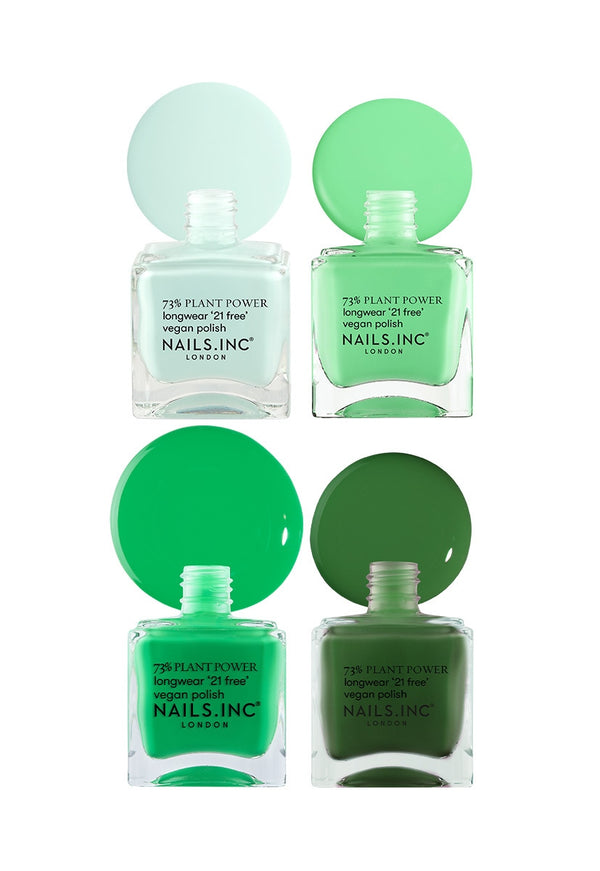 Nails Inc Go Green Today 4-Piece Nail Polish Set