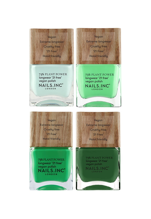 nails inc Go Green Today 4-Piece Nail Polish Set