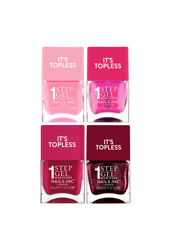 Nails Inc It's Topless 4-Piece Set