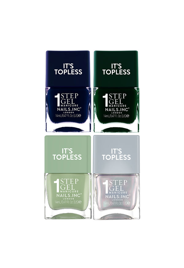 Nails Inc It's Topless 4-Piece Set
