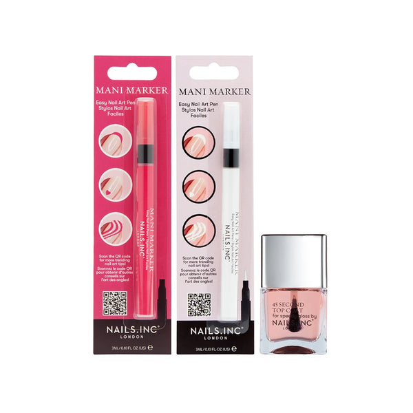 nails inc Just Draw It 3-Piece Nail Art Set