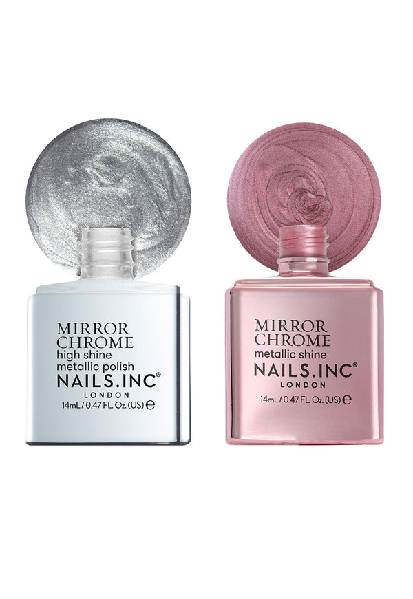 Nails Inc Mirror Chrome Duo