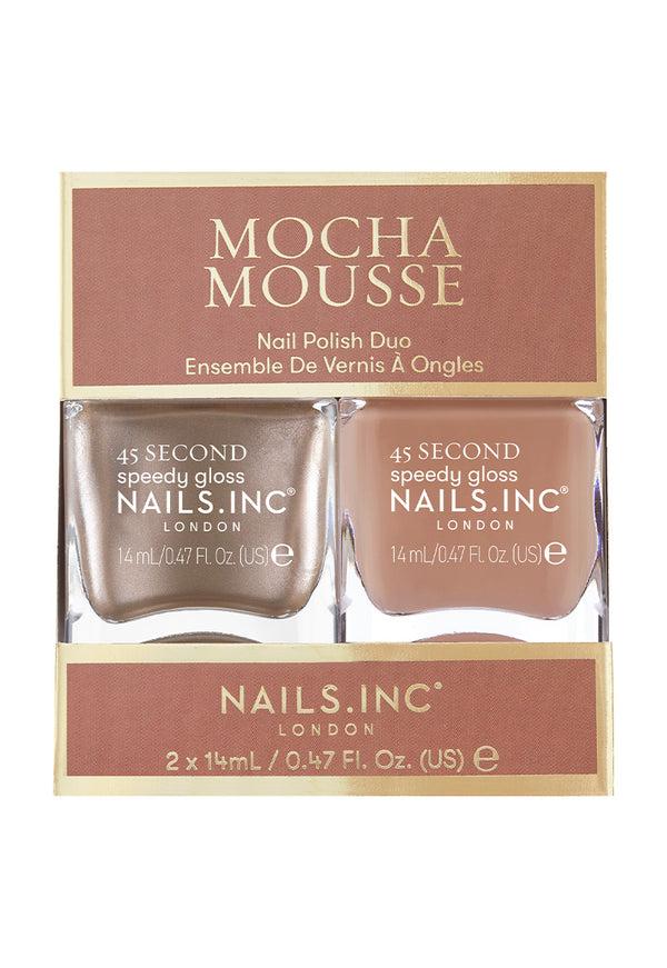nails inc Mocha Mousse Nail Polish Duo