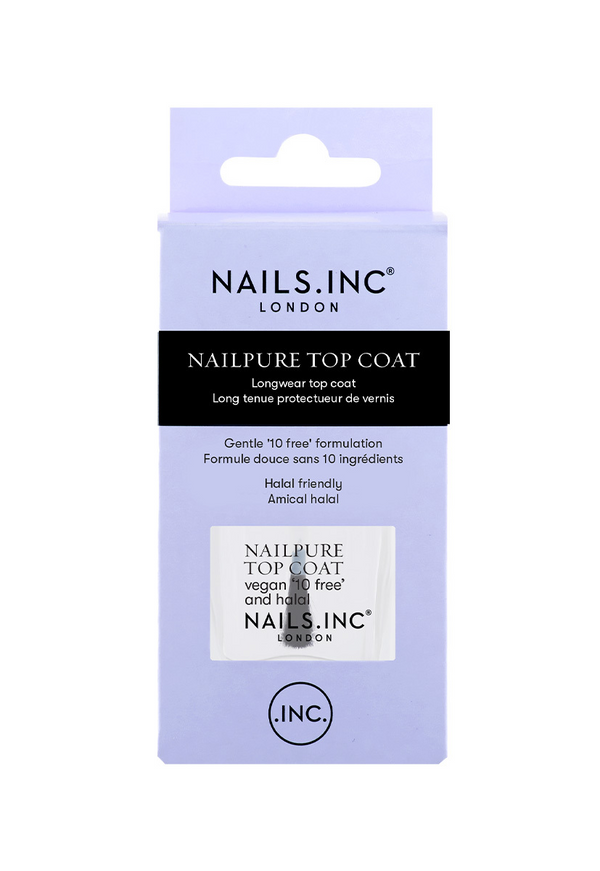 Nails Inc NailPure Longwear Top Coat
