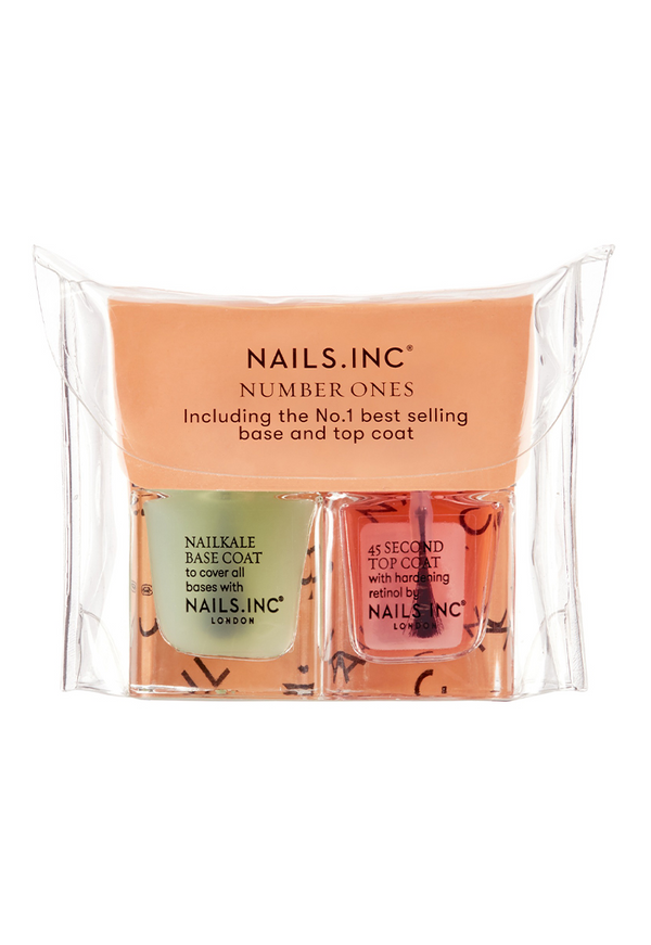 nails inc Number Ones Mini Base and Top Coat Duo