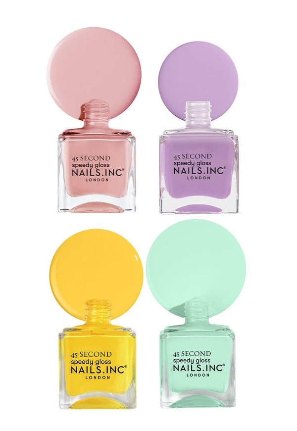 Nails Inc Speedy Spring 4-Piece Nail Polish Set