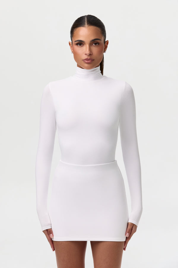 naked wardrobe Butter Contour Mini Skirt