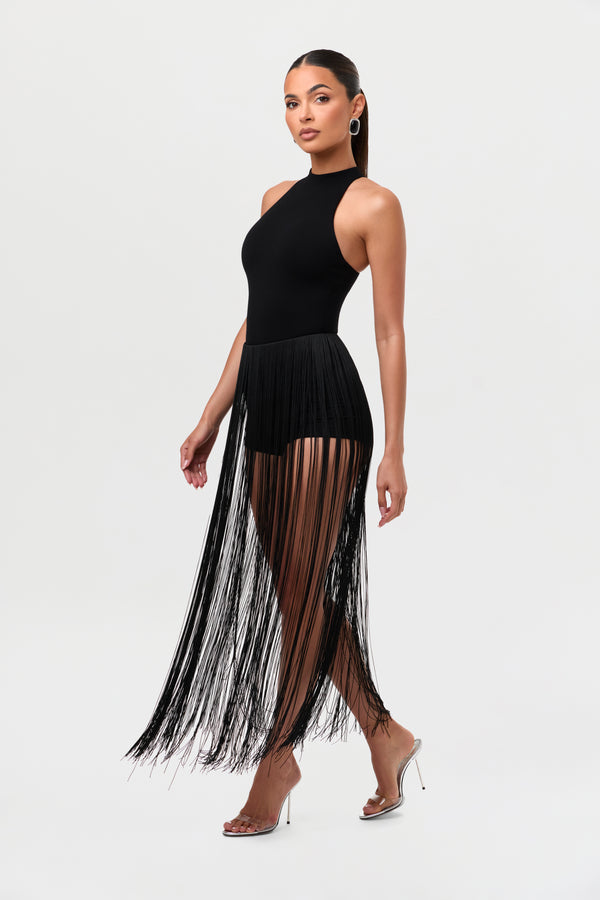 Naked Wardrobe Butter Fringe Hot Pants