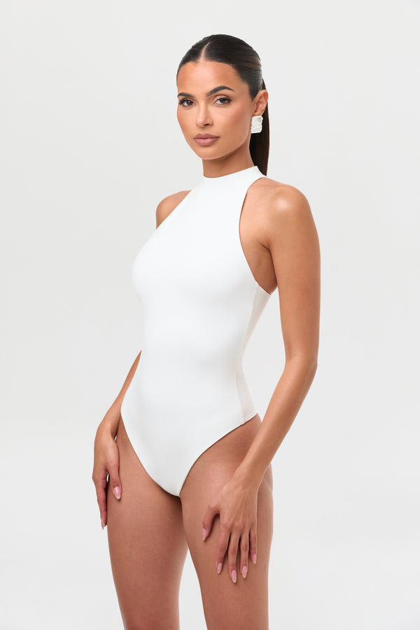 Naked Wardrobe Butter Racerback Contour Bodysuit