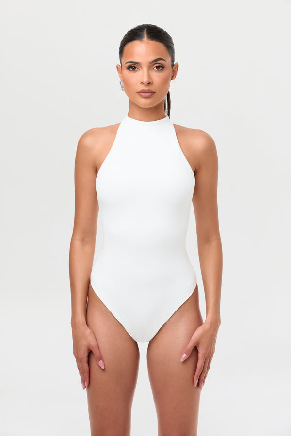 Naked Wardrobe Butter Racerback Contour Bodysuit