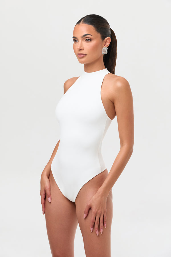 Naked Wardrobe Butter Racerback Contour Bodysuit