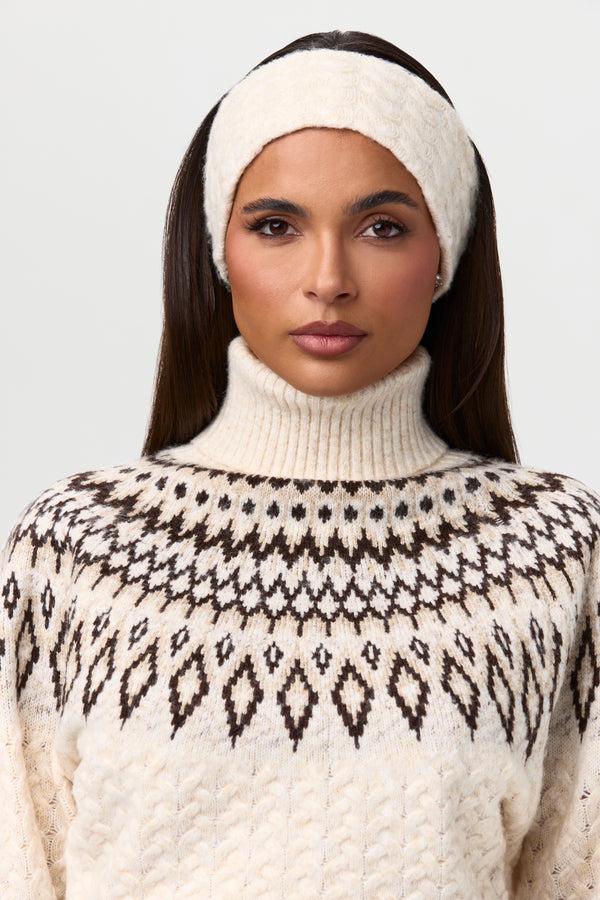 Naked Wardrobe Cable Knit Headband