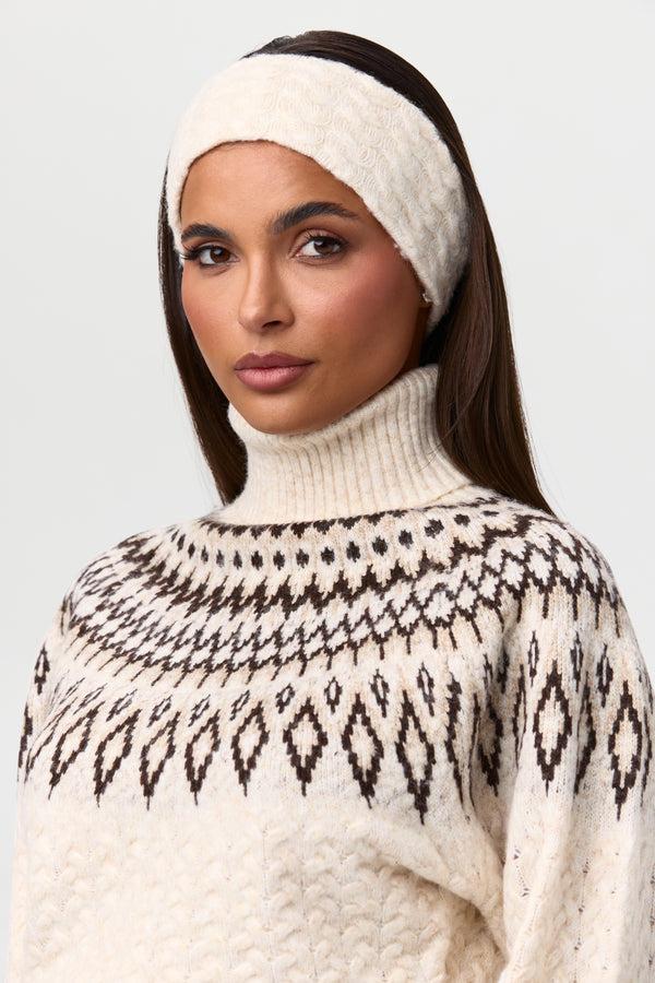 naked wardrobe Cable Knit Headband