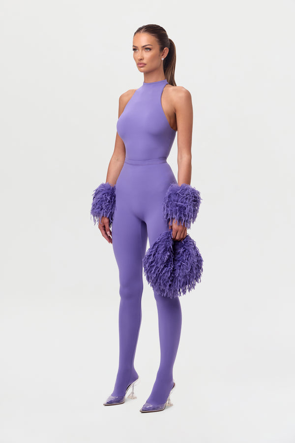 Naked Wardrobe Faux Feather Cuffs