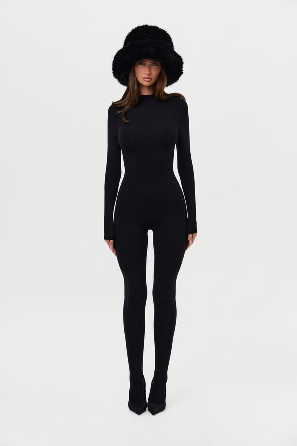 Naked Wardrobe Faux Fur Oversized Bucket Hat