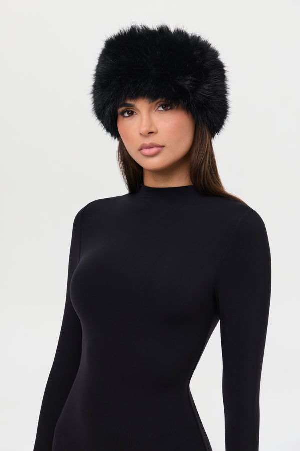 naked wardrobe Faux Fur Plush Headband