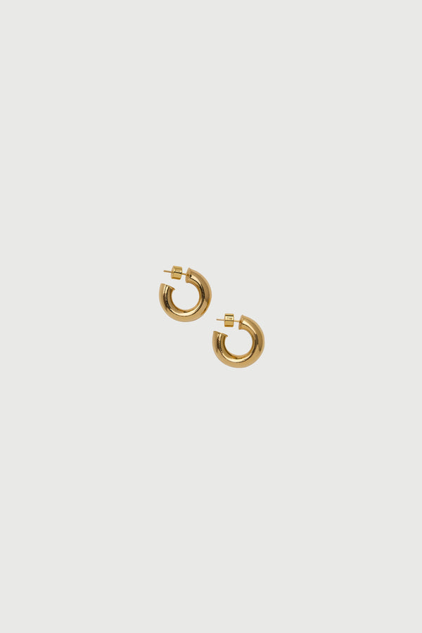 Naked Wardrobe Gold Baby Hoops