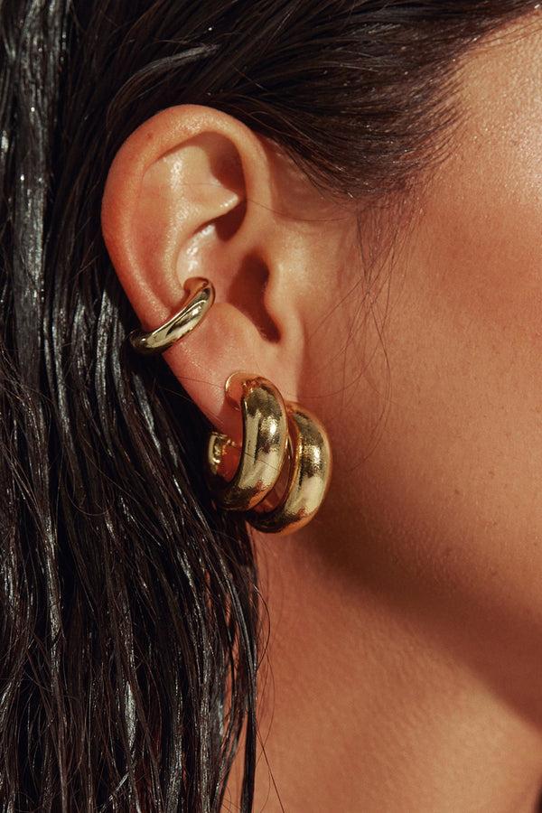 Naked Wardrobe Gold Ear Cuff