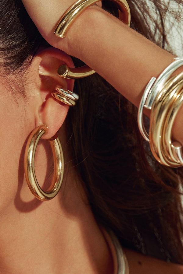 Naked Wardrobe Gold Ear Cuff