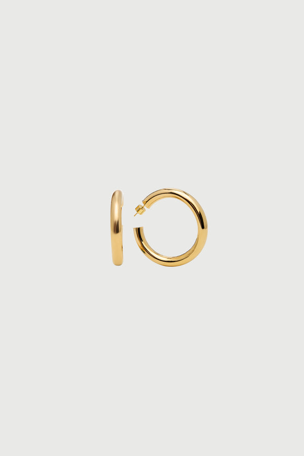 naked wardrobe Gold Medium Hoops