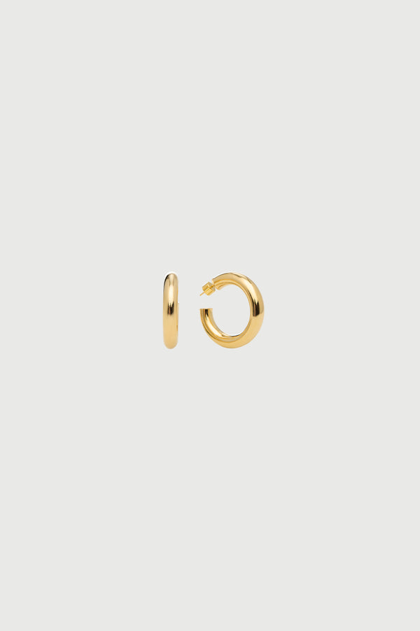 naked wardrobe Gold Small Hoops