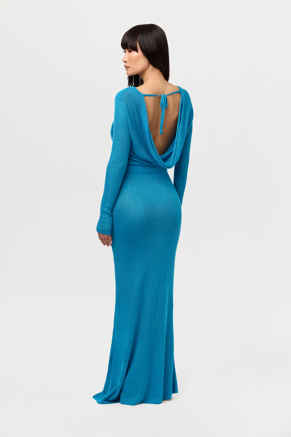 Naked Wardrobe Knit Long Maxi Skirt